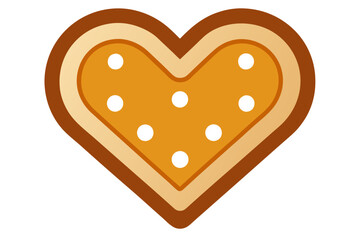 Gingerbread Heart Design for Oktoberfest Festive and Fun Bavarian Treat