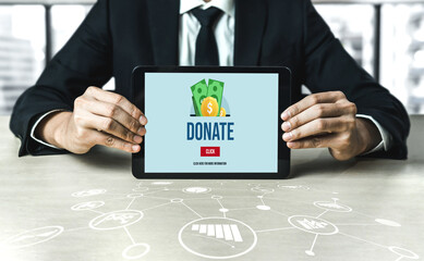 Online donation platform offer modish money sending system for people to transfer on the internet