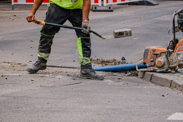 Remont chodnika dla pieszych