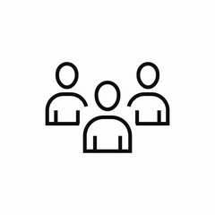 team group icon sign vector