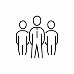 team leader icon sign vector