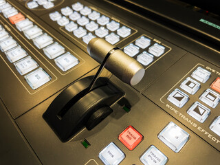 Professional Video Editing Control Panel Interface