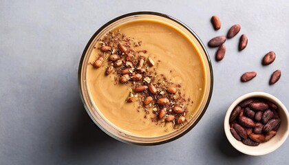 Smoothie with cacao nibs
