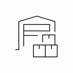 stock storage delivery icon sign vector