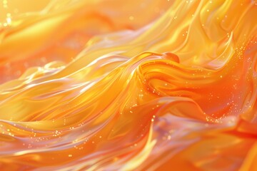 Vibrant orange and yellow texture like flowing lava exuding warmth