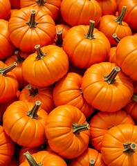 Halloween orange pumpkins background perfect for fall harvest and autumn home decoration ideas