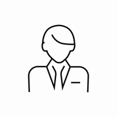 businessman suitcase icon sign vector