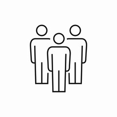 team group icon sign vector