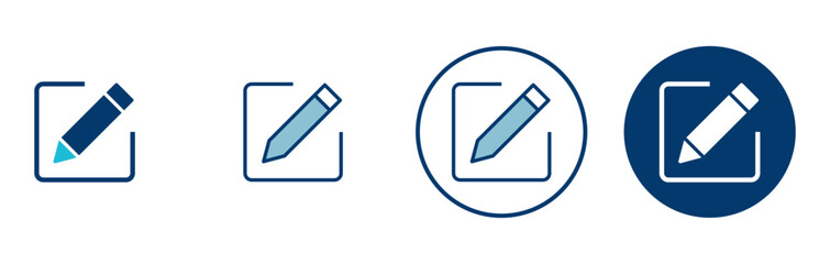 Edit icon vector isolated on white background. Pencil icon. sign up Icon vector. edit text