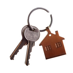 house keys isolated on white background