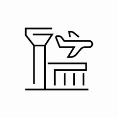 airport flight icon sign vector