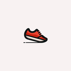 running shoe logo