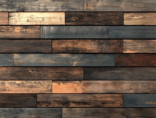 Rustic Reclaimed Wood Planks with Deep Grain Texture, Perfect for Farmhouse, Industrial, and Modern Decor, Natural Wood Wall Paneling, Textured Wooden Background, Reclaimed Wood Wall Art