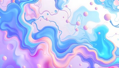 Abstract organic shapes