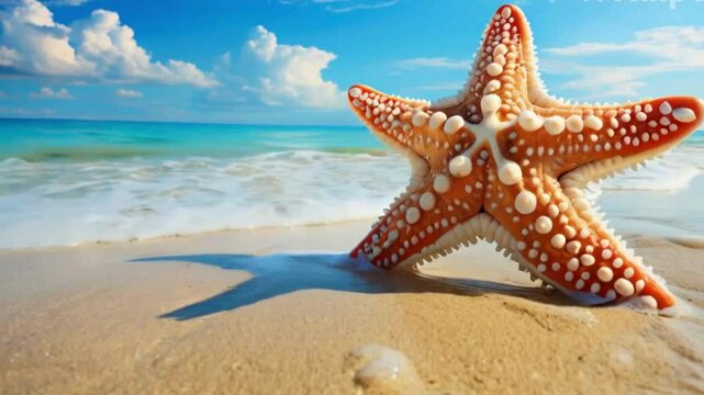 starfish on the beach