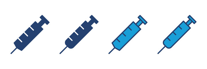 Syringe icon vector. injection icon vector.