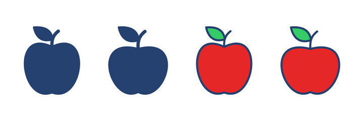 Apple icon vector. Apple vector icon. apple symbols for your web design.