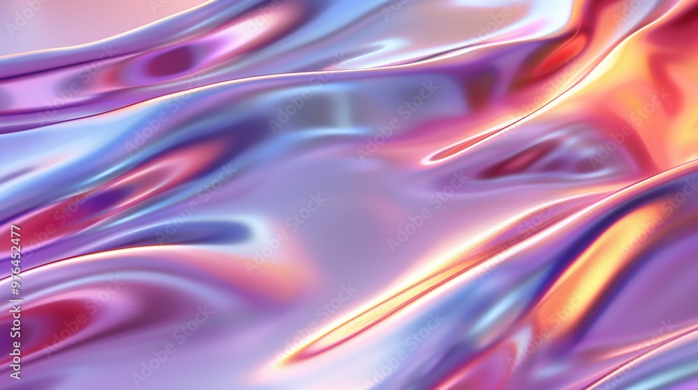 Aufkleber exquisite 3d rendered abstract background design with dynamic shapes and colors