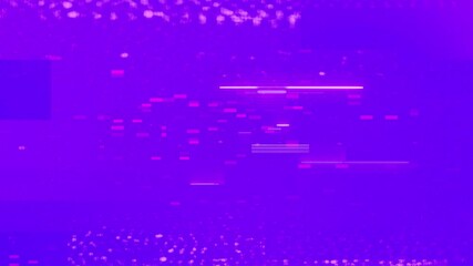 3 Purple Cyber Glitch transitions with transparent backgrounds
