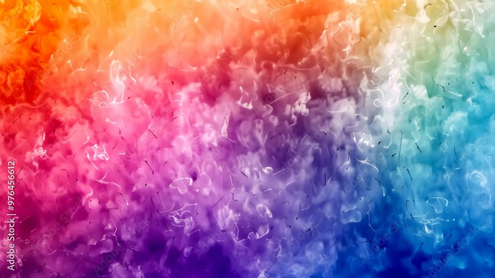 Poster vibrant abstract swirl of colors blending together in a mesmerizing pattern during the afternoon lig