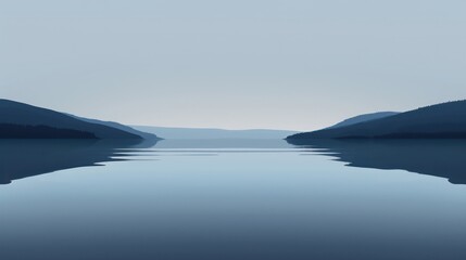 Fototapeta premium Serene Lake Reflections