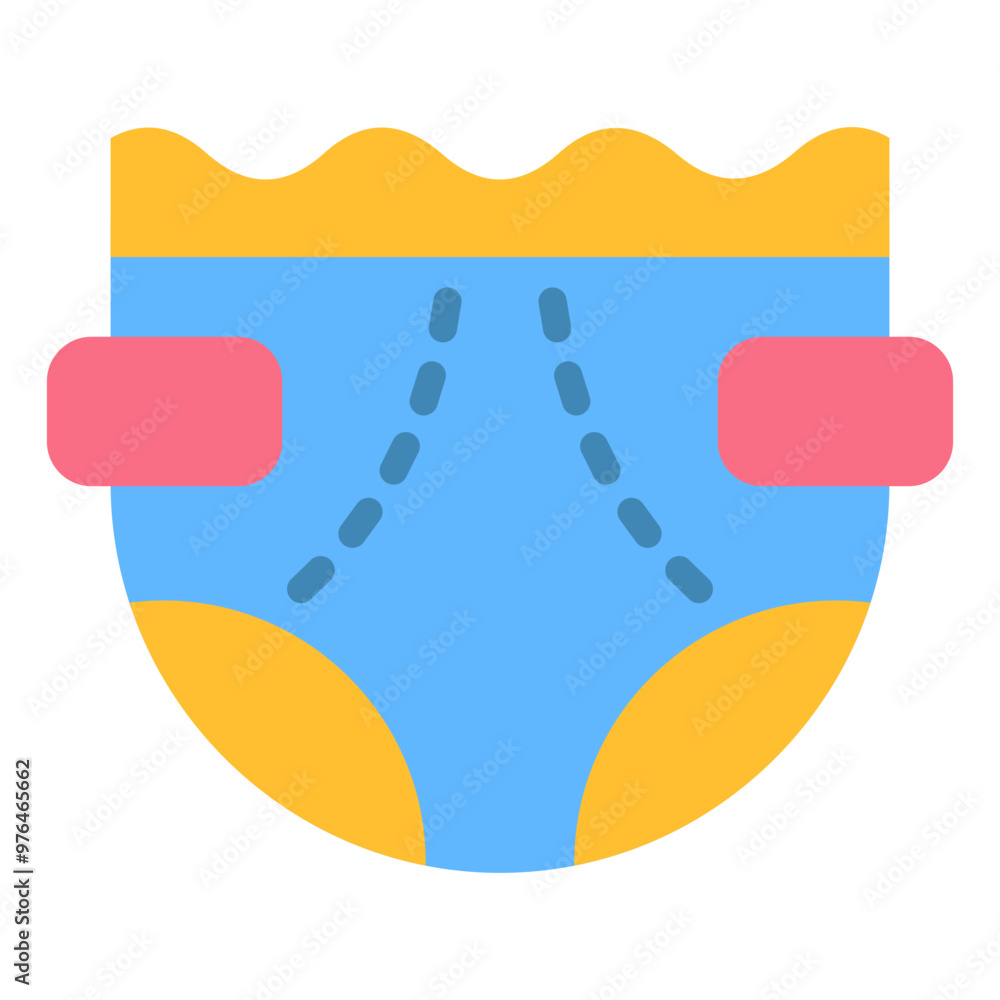 Canvas Prints Diaper Icon