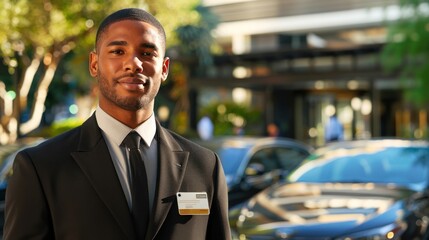 Confident Man in Suit