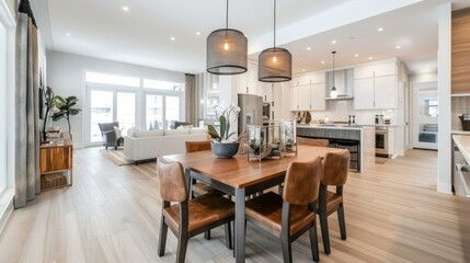 Modern Kitchen and Dining Room Interior Design