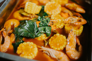 stir fried shrimp with vegetables