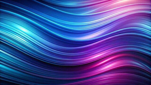 Abstract digitally generated blue and purple wavy gradient background perfect for design projects