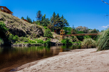 Fototapeta premium Beautiful landscape of the El Durazno River in Cordoba province, Argentina.