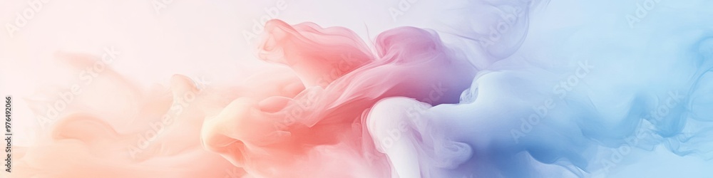 Aufkleber a detailed background banner featuring a minimalist design with soft pastel colors and a subtle grad