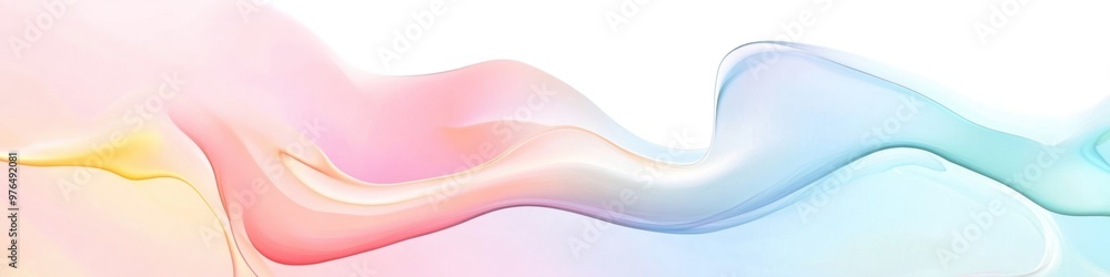Aufkleber a detailed background banner featuring a minimalist design with soft pastel colors and a subtle grad