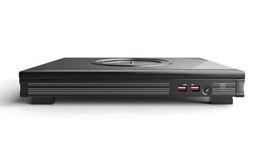 Dvd player isolated on white background. 3D rendering.