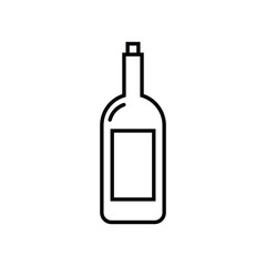 glass bottle or wine bottle carafe Icon