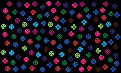 Ditsy flower seamless pattern. Simple floral texture.Decorative foliate background suitable for wallpaper, wrapping paper; screen printing and textile industry.