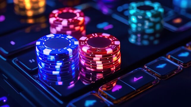 Inclusive gambling experiences, a digital casino interface designed for all abilities, bright and user-friendly, inclusive technology focus