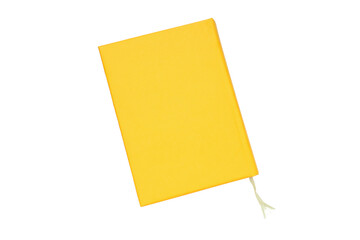 PNG, Yellow book, isolated on white background