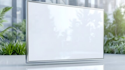 Blank Signboard Mockup for Modern Business Advertisement