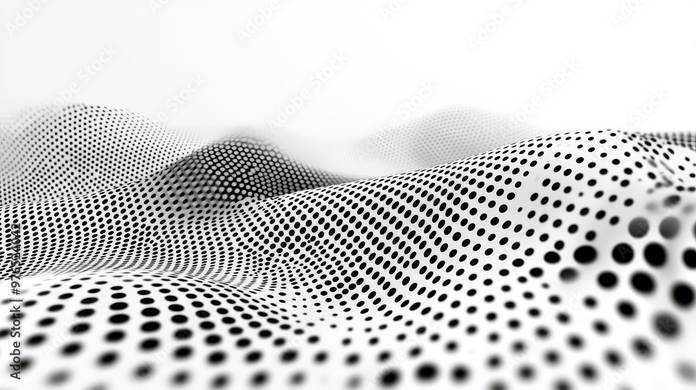 Poster abstract halftone dots background a dynamic composition featuring halftone dot patterns in a gradien