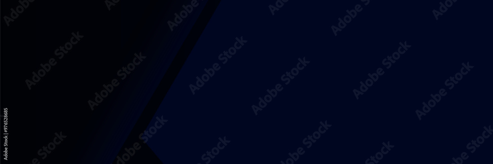 Poster simple modern dark blue background with overlapping triangles. blue abstract background with empty s