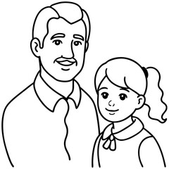 Father and daughter