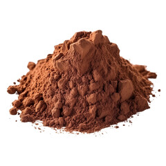 Pile of Brown Cocoa Powder for Baking and Cooking Purposes