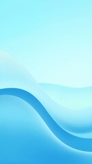 Soft blue waves create a serene atmosphere, reminiscent of a tranquil sea in a bright sky during the day