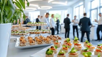 Gourmet Appetizers Buffet Table Corporate Event Catering