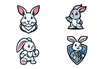 Cute Bunny logo Collection