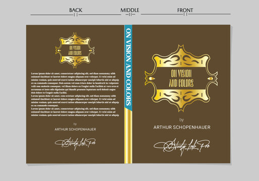 UNIQUE BOOK COVER DESIGN TEMPLATE 