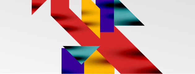 Dynamic lines and triangles. Vector Illustration For Wallpaper, Banner, Background, Card, Book Illustration, landing page