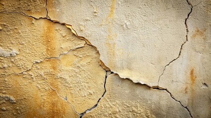 Obraz premium Cracked wall texture with background for design projects, cracked, wall, texture, isolated, background, rough, old, grunge