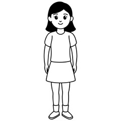 Girl standing